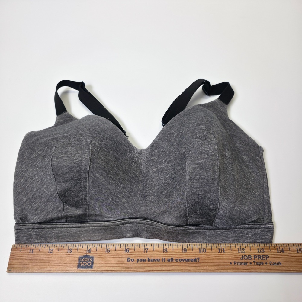 Cacique Modern Lightly Lined Lounge Bra 38F/40F Lot of 2 Gray Padded Discontinue - Picture 9 of 16